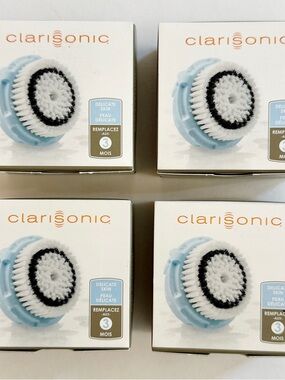 Clarisonic Delicate Skin Replacement Brush Heads - Lot of 4